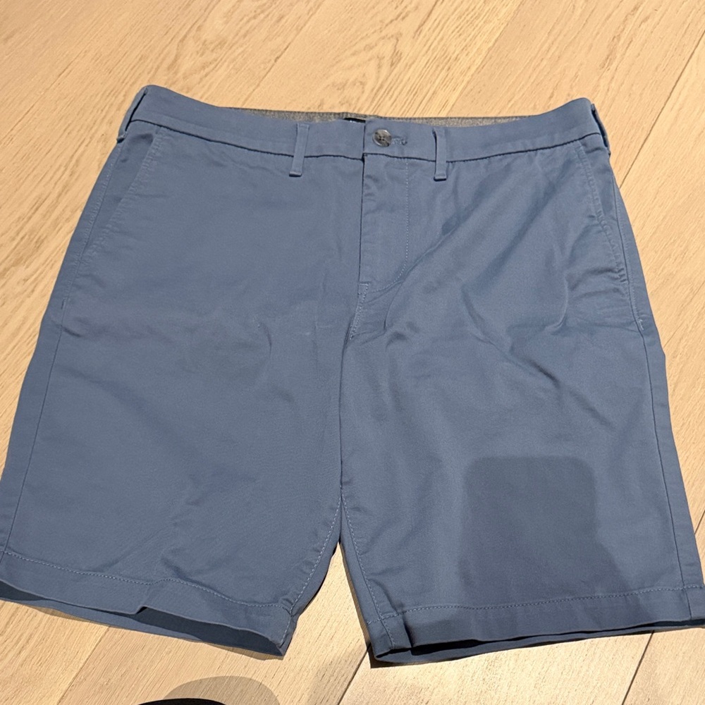 Men's Blue khaki Shorts - slim fit 32